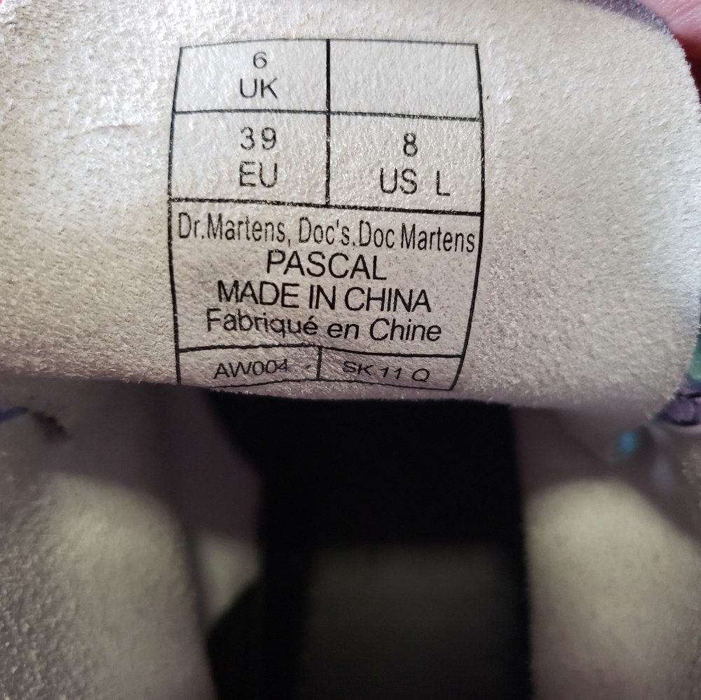 Floral Slime Drip Dr Martens Super RARE - Picture 2 of 7